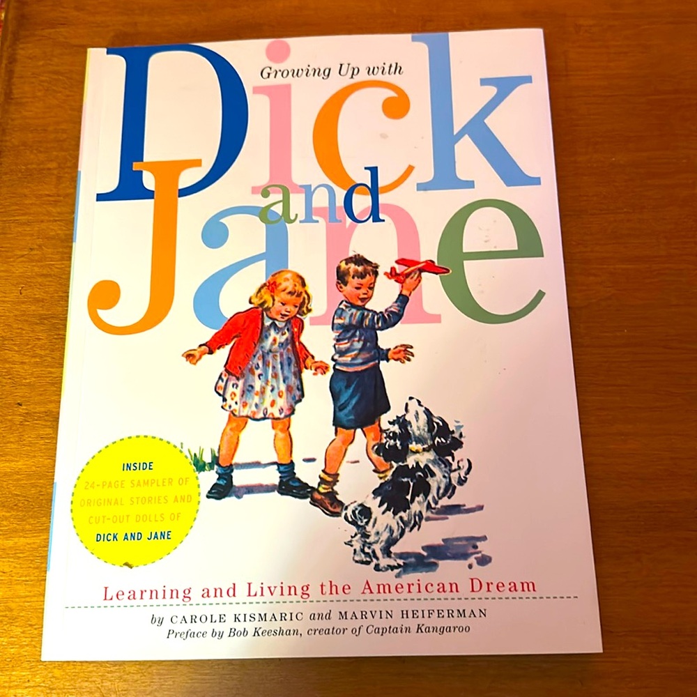 Growing up with Dick and Jane book cut out dolls